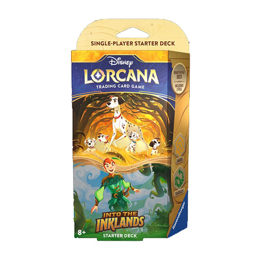 Disney Lorcana: Into the Inklands Starter Deck (Amber & Emerald) - Into the Inklands - Preorder