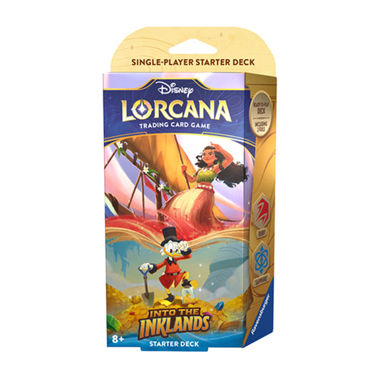 Disney Lorcana: Into the Inklands Starter Deck (Ruby & Sapphire) - Into the Inklands - Preorder