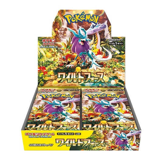 Pokemon Scarlet & Violet Booster Box Wild Forces Japanese